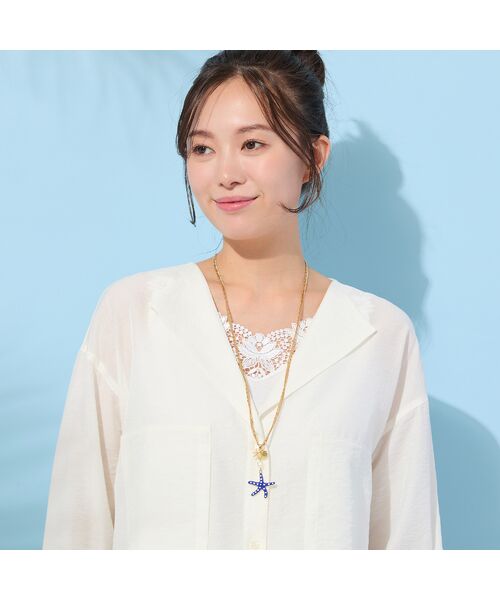 PISANO / ピサーノ ネックレス・ペンダント・チョーカー | スターフィッシュネックレス（ブルー）