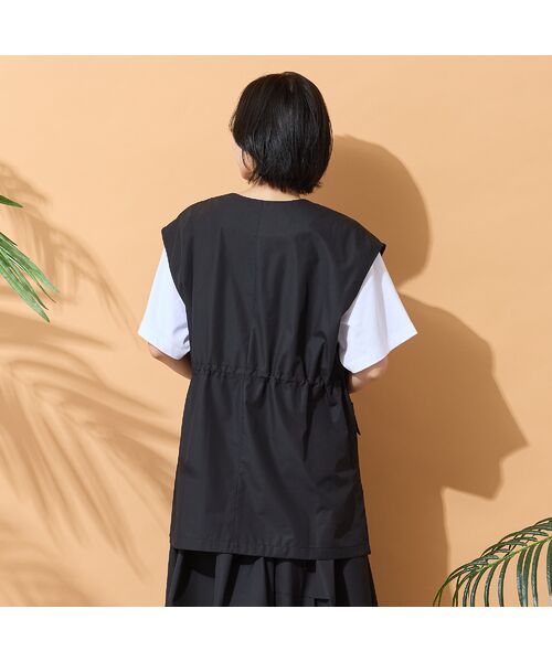 PISANO / ピサーノ ベスト | 【手洗いOK・セットアップ対応】タイプライター・ラウンドネックジレ | 詳細6