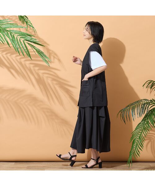 PISANO / ピサーノ ベスト | 【手洗いOK・セットアップ対応】タイプライター・ラウンドネックジレ | 詳細10