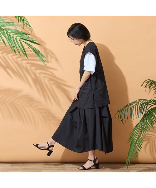 PISANO / ピサーノ ベスト | 【手洗いOK・セットアップ対応】タイプライター・ラウンドネックジレ | 詳細11