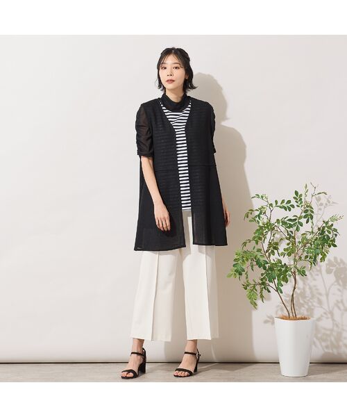 PISANO / ピサーノ ベスト | 【手洗いOK・セットアップ対応】カラミVネックジレ | 詳細10