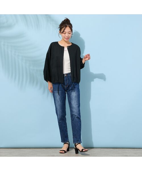 PISANO / ピサーノ シャツ・ブラウス | 【手洗いOK・綿100％・速乾】フランス綾ミラクルウェーブブラウス | 詳細5