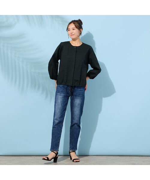 PISANO / ピサーノ シャツ・ブラウス | 【手洗いOK・綿100％・速乾】フランス綾ミラクルウェーブブラウス | 詳細7