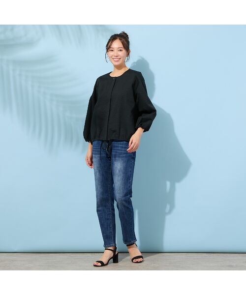 PISANO / ピサーノ シャツ・ブラウス | 【手洗いOK・綿100％・速乾】フランス綾ミラクルウェーブブラウス | 詳細8