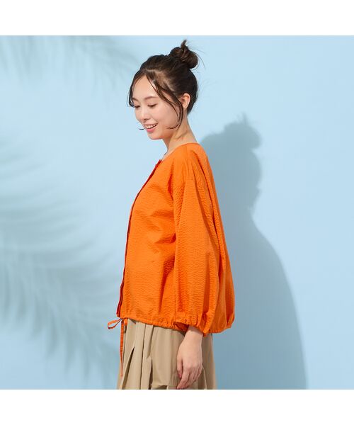 PISANO / ピサーノ シャツ・ブラウス | 【手洗いOK・綿100％・速乾】フランス綾ミラクルウェーブブラウス | 詳細10