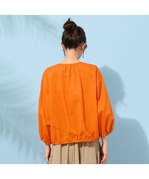PISANO / ピサーノ シャツ・ブラウス | 【手洗いOK・綿100％・速乾】フランス綾ミラクルウェーブブラウス | 詳細11