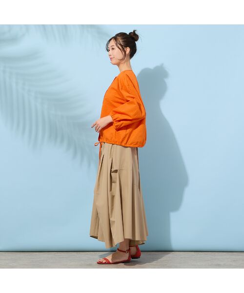 PISANO / ピサーノ シャツ・ブラウス | 【手洗いOK・綿100％・速乾】フランス綾ミラクルウェーブブラウス | 詳細15