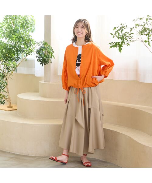 PISANO / ピサーノ シャツ・ブラウス | 【手洗いOK・綿100％・速乾】フランス綾ミラクルウェーブブラウス | 詳細17