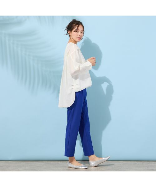 PISANO / ピサーノ シャツ・ブラウス | 【手洗いOK】2Wayヘム・ナチュラルワッシャーブラウス | 詳細10