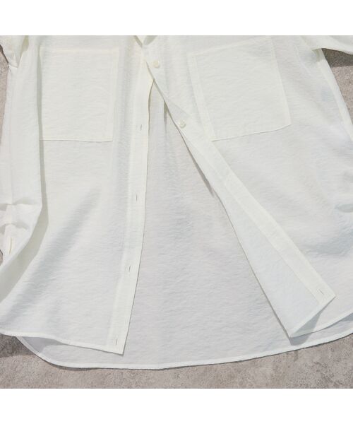 PISANO / ピサーノ シャツ・ブラウス | 【手洗いOK】2Wayヘム・ナチュラルワッシャーブラウス | 詳細14