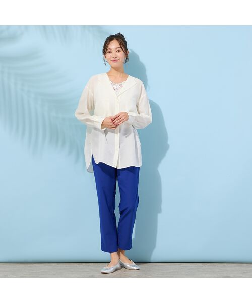 PISANO / ピサーノ シャツ・ブラウス | 【手洗いOK】2Wayヘム・ナチュラルワッシャーブラウス | 詳細5