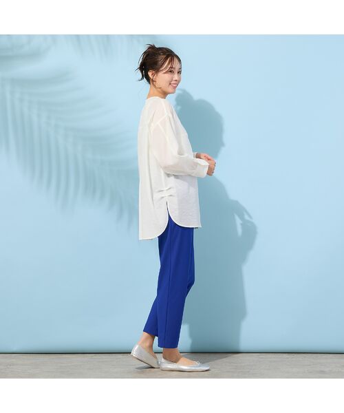 PISANO / ピサーノ シャツ・ブラウス | 【手洗いOK】2Wayヘム・ナチュラルワッシャーブラウス | 詳細6