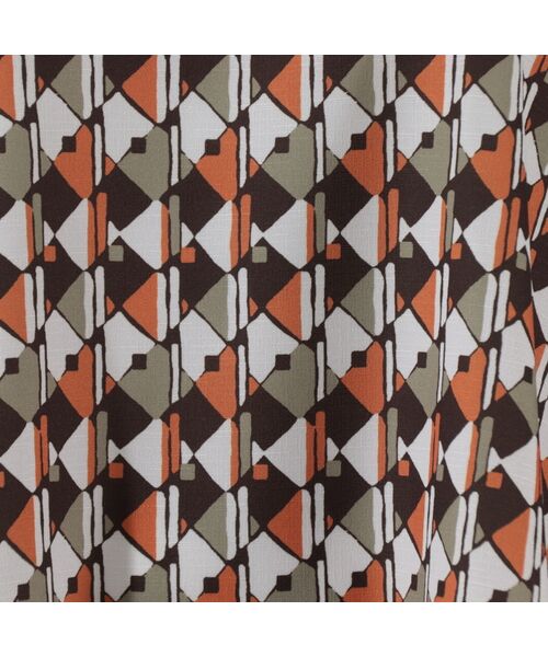 PISANO / ピサーノ シャツ・ブラウス | 【手洗いOK】ドルマンスリーブ・幾何プリントブラウス | 詳細2