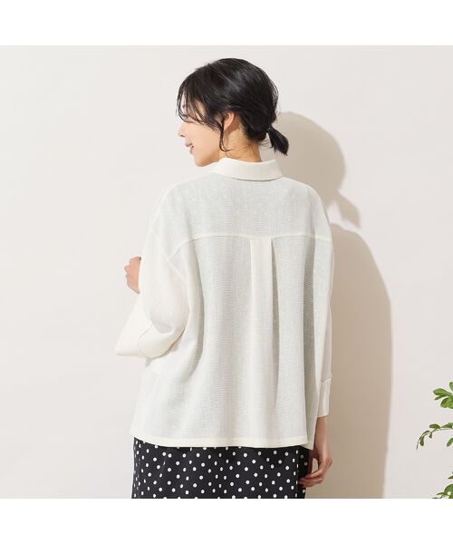 PISANO / ピサーノ シャツ・ブラウス | 【手洗いOK・セットアップ対応】カラミオーバーシャツ | 詳細2