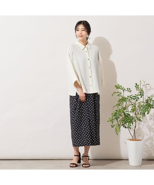 PISANO / ピサーノ シャツ・ブラウス | 【手洗いOK・セットアップ対応】カラミオーバーシャツ | 詳細3