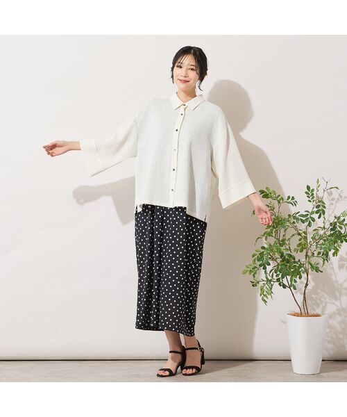 PISANO / ピサーノ シャツ・ブラウス | 【手洗いOK・セットアップ対応】カラミオーバーシャツ | 詳細6