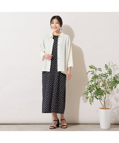 PISANO / ピサーノ シャツ・ブラウス | 【手洗いOK・セットアップ対応】カラミオーバーシャツ | 詳細7