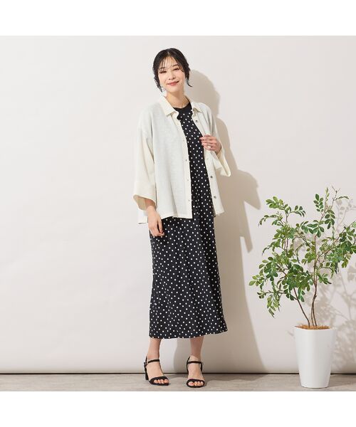 PISANO / ピサーノ シャツ・ブラウス | 【手洗いOK・セットアップ対応】カラミオーバーシャツ | 詳細8