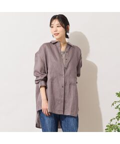 PISANO / ピサーノ シャツ・ブラウス | 【リネン100％・手洗いOK】ビッグポケットオーバーシャツ