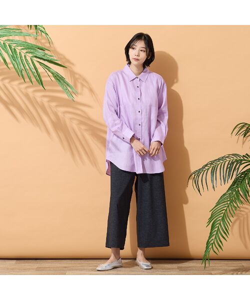 PISANO / ピサーノ シャツ・ブラウス | 【リネン100％・手洗いOK】ビッグポケットオーバーシャツ | 詳細16