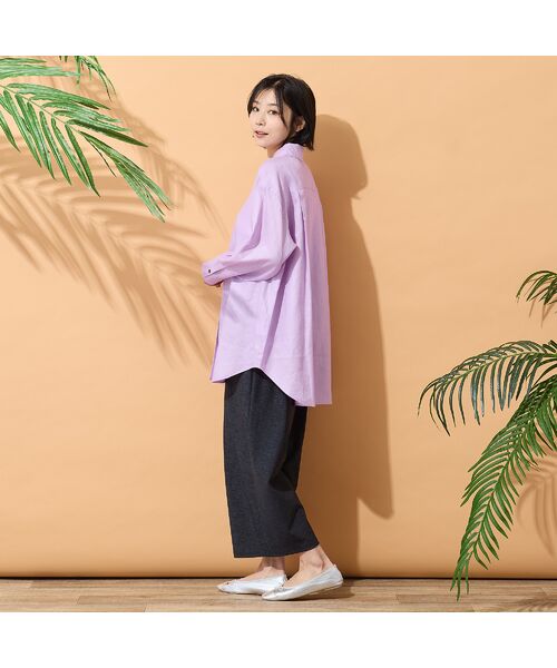 PISANO / ピサーノ シャツ・ブラウス | 【リネン100％・手洗いOK】ビッグポケットオーバーシャツ | 詳細17