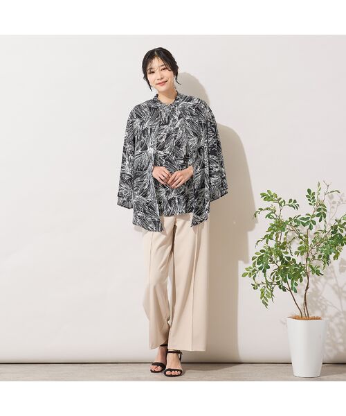 PISANO / ピサーノ シャツ・ブラウス | 【手洗いOK】3Way・花火プリントケープブラウス | 詳細3