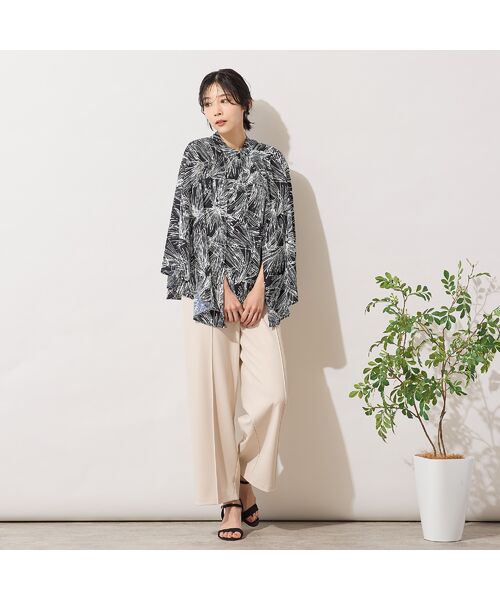 PISANO / ピサーノ シャツ・ブラウス | 【手洗いOK】3Way・花火プリントケープブラウス | 詳細4