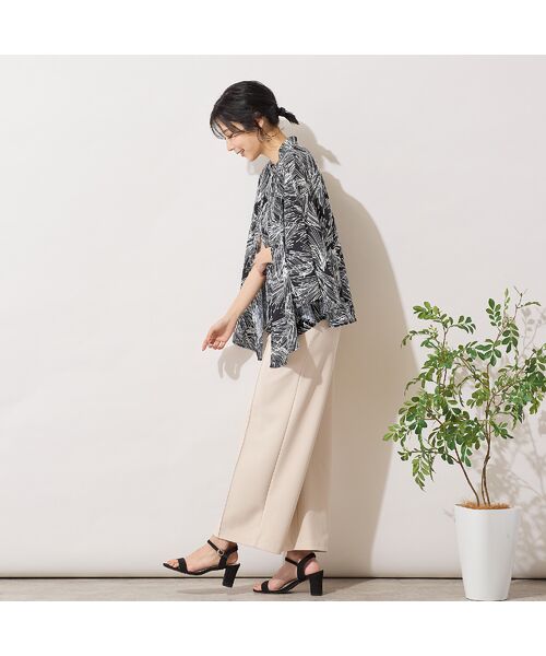 PISANO / ピサーノ シャツ・ブラウス | 【手洗いOK】3Way・花火プリントケープブラウス | 詳細6