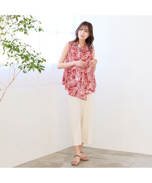 PISANO / ピサーノ シャツ・ブラウス | 【手洗いOK】3Way・花火プリントケープブラウス | 詳細11