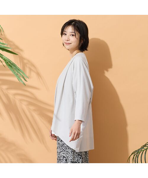 PISANO / ピサーノ カーディガン・ボレロ | 【手洗いOK】ドルマンスリーブタックカーディガン | 詳細1