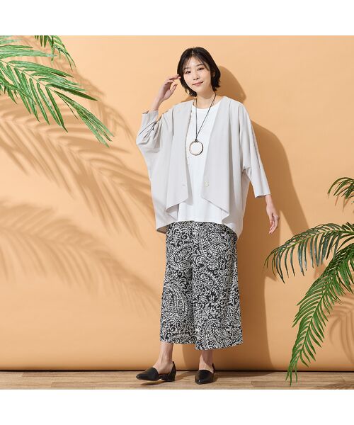 PISANO / ピサーノ カーディガン・ボレロ | 【手洗いOK】ドルマンスリーブタックカーディガン | 詳細5