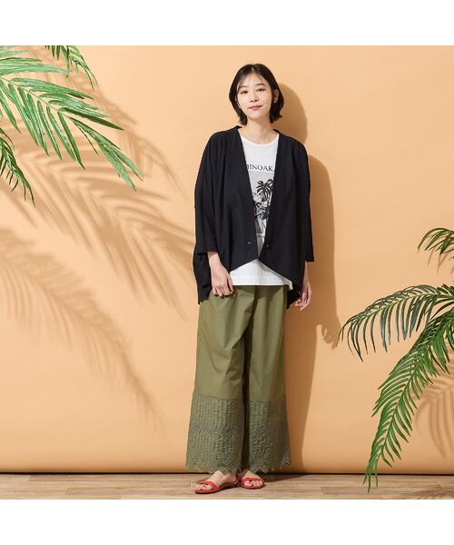PISANO / ピサーノ カーディガン・ボレロ | 【手洗いOK】ドルマンスリーブタックカーディガン | 詳細10