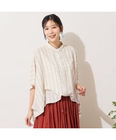 PISANO / ピサーノ シャツ・ブラウス | 【手洗いOK】ストライプ×ボーダーレイヤード風ブラウス