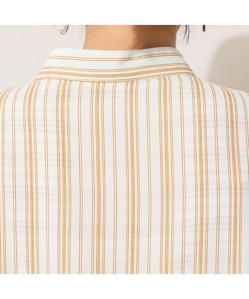 PISANO / ピサーノ シャツ・ブラウス | 【手洗いOK】ストライプ×ボーダーレイヤード風ブラウス | 詳細8