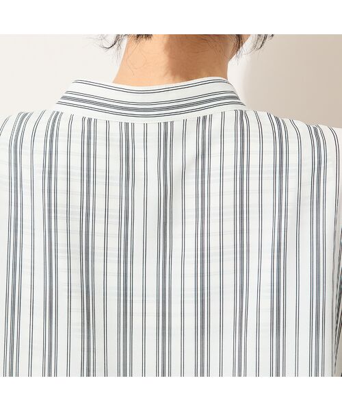 PISANO / ピサーノ シャツ・ブラウス | 【手洗いOK】ストライプ×ボーダーレイヤード風ブラウス | 詳細16
