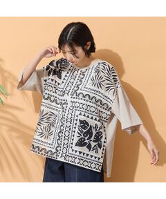 PISANO / ピサーノ シャツ・ブラウス | 【手洗いOK】ボタニカルプリントリラックスブラウス