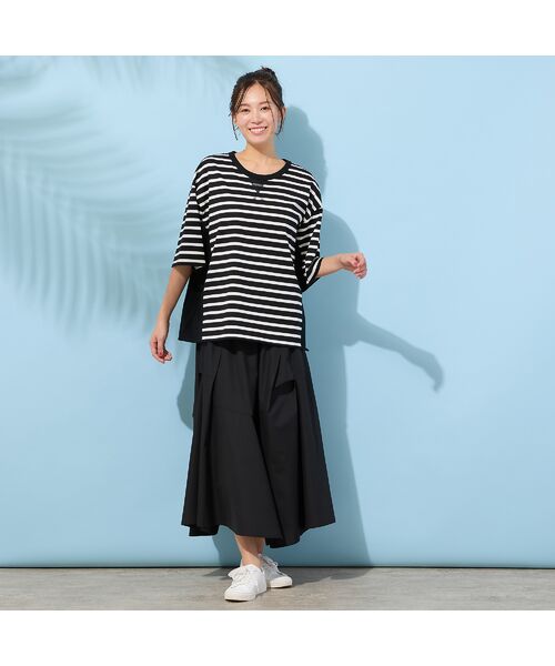 PISANO / ピサーノ ミニ・ひざ丈スカート | 【手洗いOK・セットアップ対応】タイプライター・ボリュームタックスカート | 詳細11