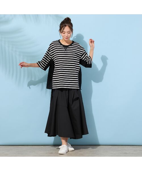PISANO / ピサーノ ミニ・ひざ丈スカート | 【手洗いOK・セットアップ対応】タイプライター・ボリュームタックスカート | 詳細12