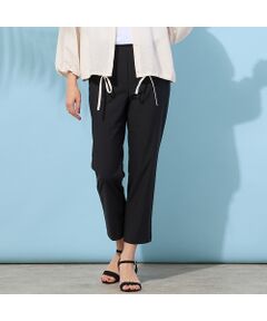 PISANO / ピサーノ ショート・ハーフ・半端丈パンツ | 【手洗いOK・接触冷感・吸水速乾・UVカット】クロップト丈ストレートスリムパンツ