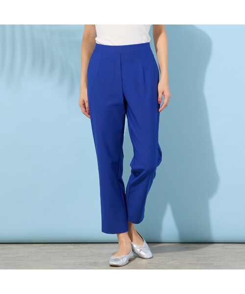 PISANO / ピサーノ ショート・ハーフ・半端丈パンツ | 【手洗いOK・接触冷感・吸水速乾・UVカット】クロップト丈ストレートスリムパンツ | 詳細9