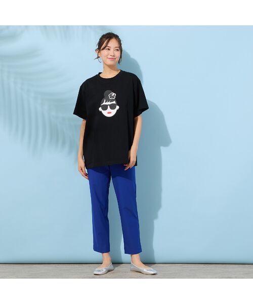 PISANO / ピサーノ ショート・ハーフ・半端丈パンツ | 【手洗いOK・接触冷感・吸水速乾・UVカット】クロップト丈ストレートスリムパンツ | 詳細10