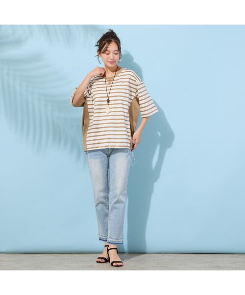 PISANO / ピサーノ デニムパンツ | 【手洗いOK・INDIMARKコラボ】ボーイズヘムパンツ | 詳細4