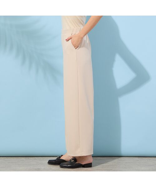 PISANO / ピサーノ その他パンツ | 【手洗いOK・セットアップ対応】フロントピンタックワイドパンツ | 詳細1