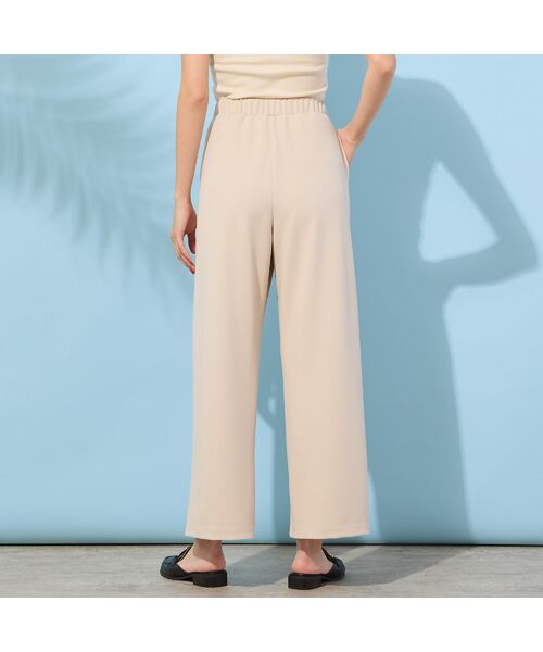 PISANO / ピサーノ その他パンツ | 【手洗いOK・セットアップ対応】フロントピンタックワイドパンツ | 詳細2