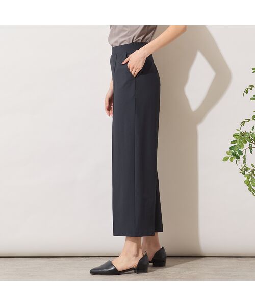 PISANO / ピサーノ ショート・ハーフ・半端丈パンツ | 【手洗いOK・接触冷感・吸水速乾・紫外線抑制】ワイドストレートパンツ | 詳細8