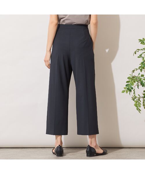 PISANO / ピサーノ ショート・ハーフ・半端丈パンツ | 【手洗いOK・接触冷感・吸水速乾・紫外線抑制】ワイドストレートパンツ | 詳細9