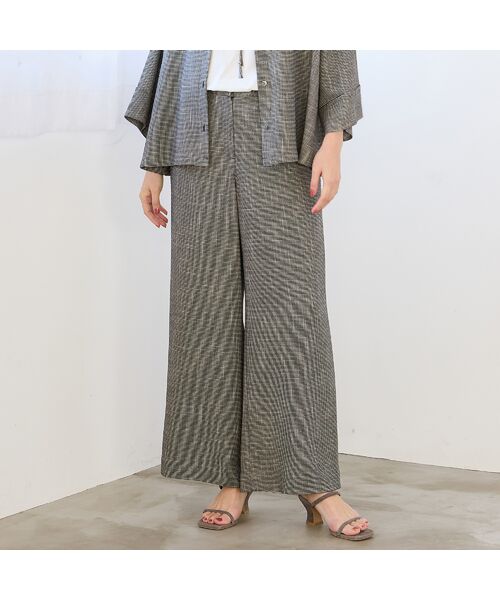 PISANO / ピサーノ その他パンツ | 【セットアップ対応】カラミワイドパンツ（ベージュ）