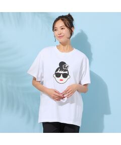 PISANO / ピサーノ カットソー | 【手洗いOK・綿100％・HAPPY FACEコラボ】エマちゃんTシャツ
