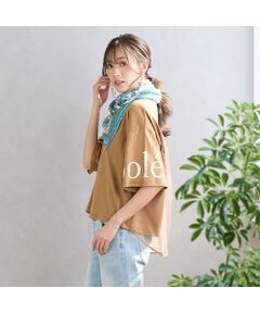 PISANO / ピサーノ カットソー | 【手洗いOK・紫外線防止・接触冷感】『Soleil』袖プリントカットソー