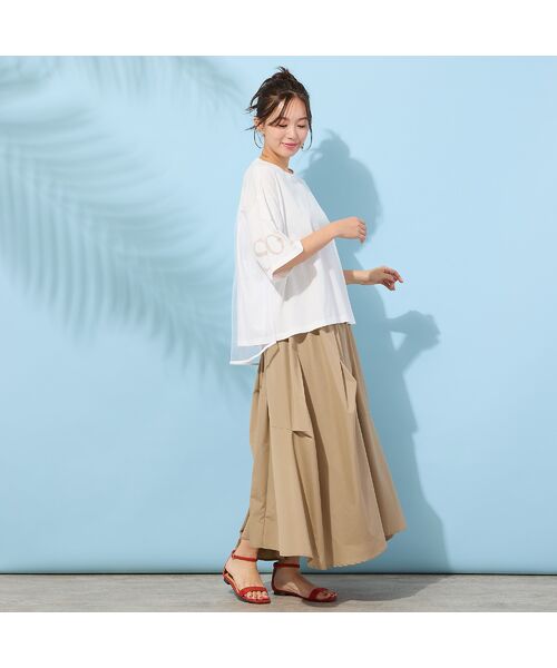 PISANO / ピサーノ カットソー | 【手洗いOK・紫外線防止・接触冷感】『Soleil』袖プリントカットソー | 詳細4